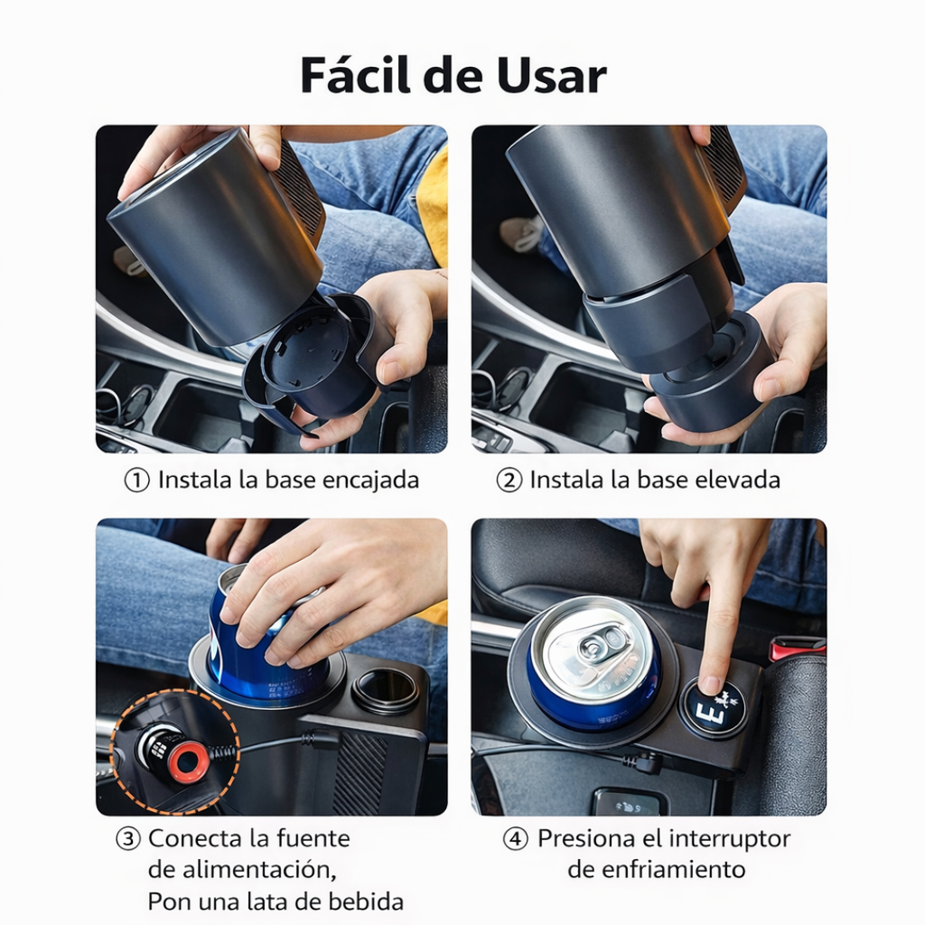 Vaso Inteligente 2 en 1 para Auto